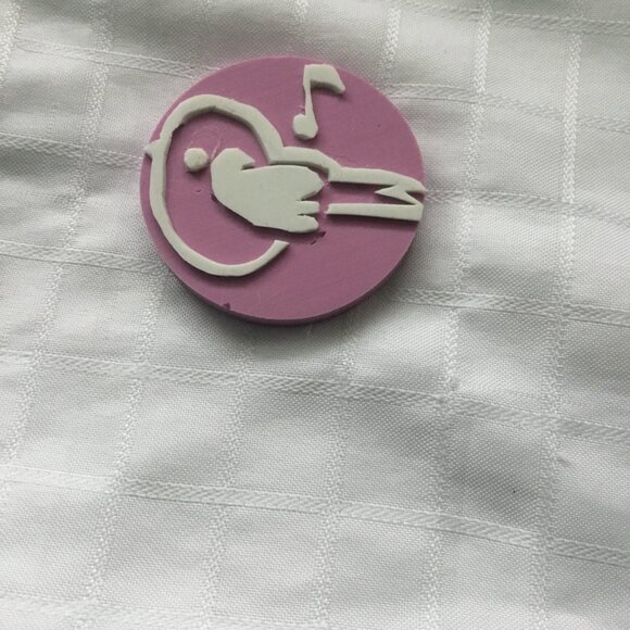 Two sides hand made rubber stamp - Picture 2 of 4